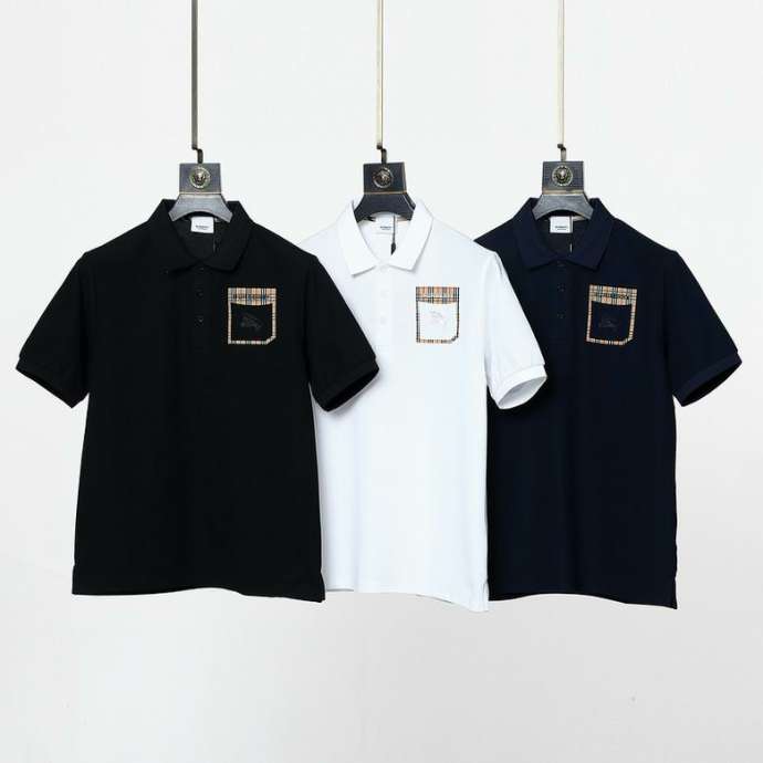 Picture of Burberry Polo Shirt Short _SKUBurberryS-XL909819923